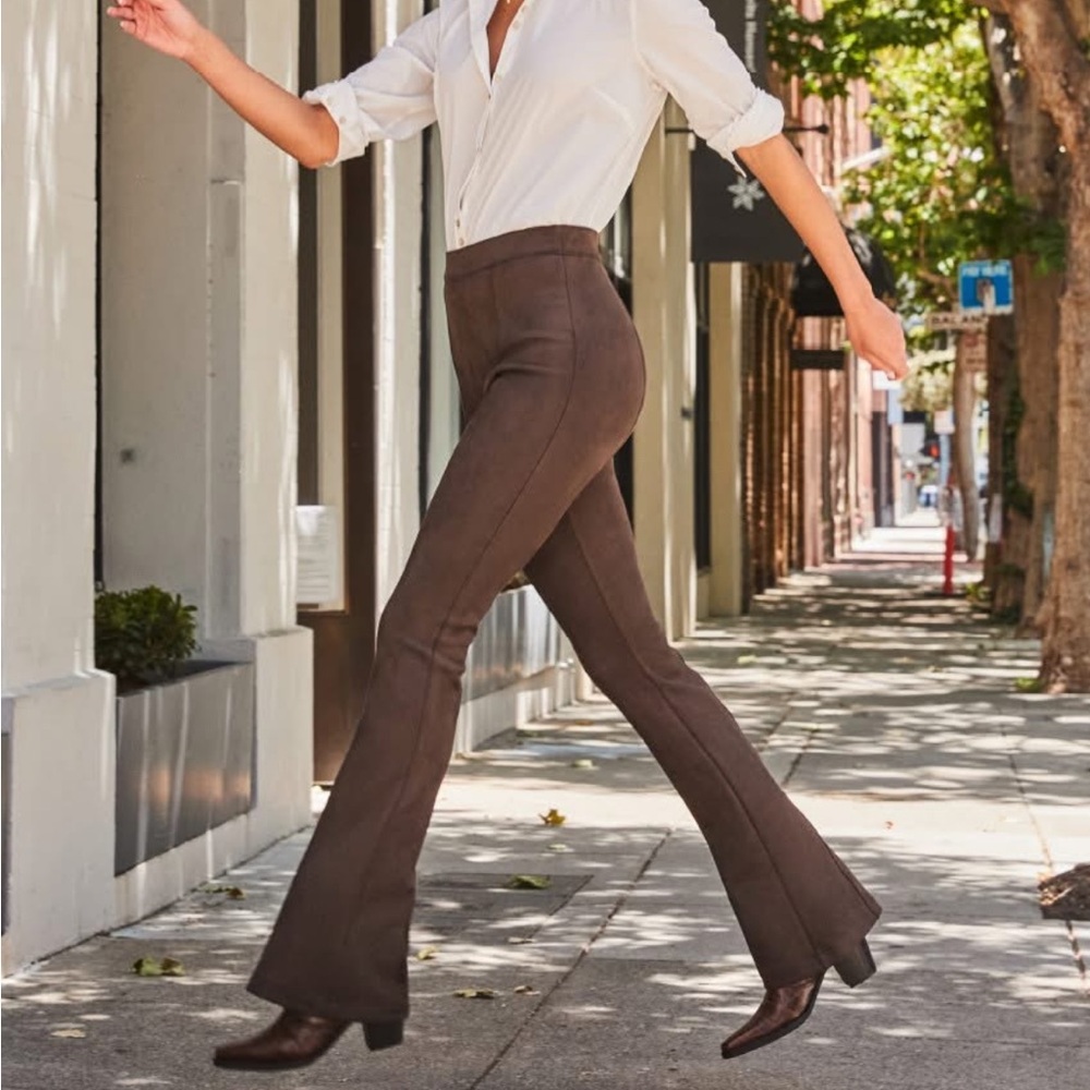 Spanx suede pants